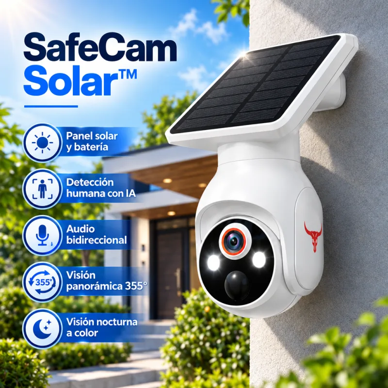 SAFECAM SOLAR CÁMARA DE SEGURIDAD